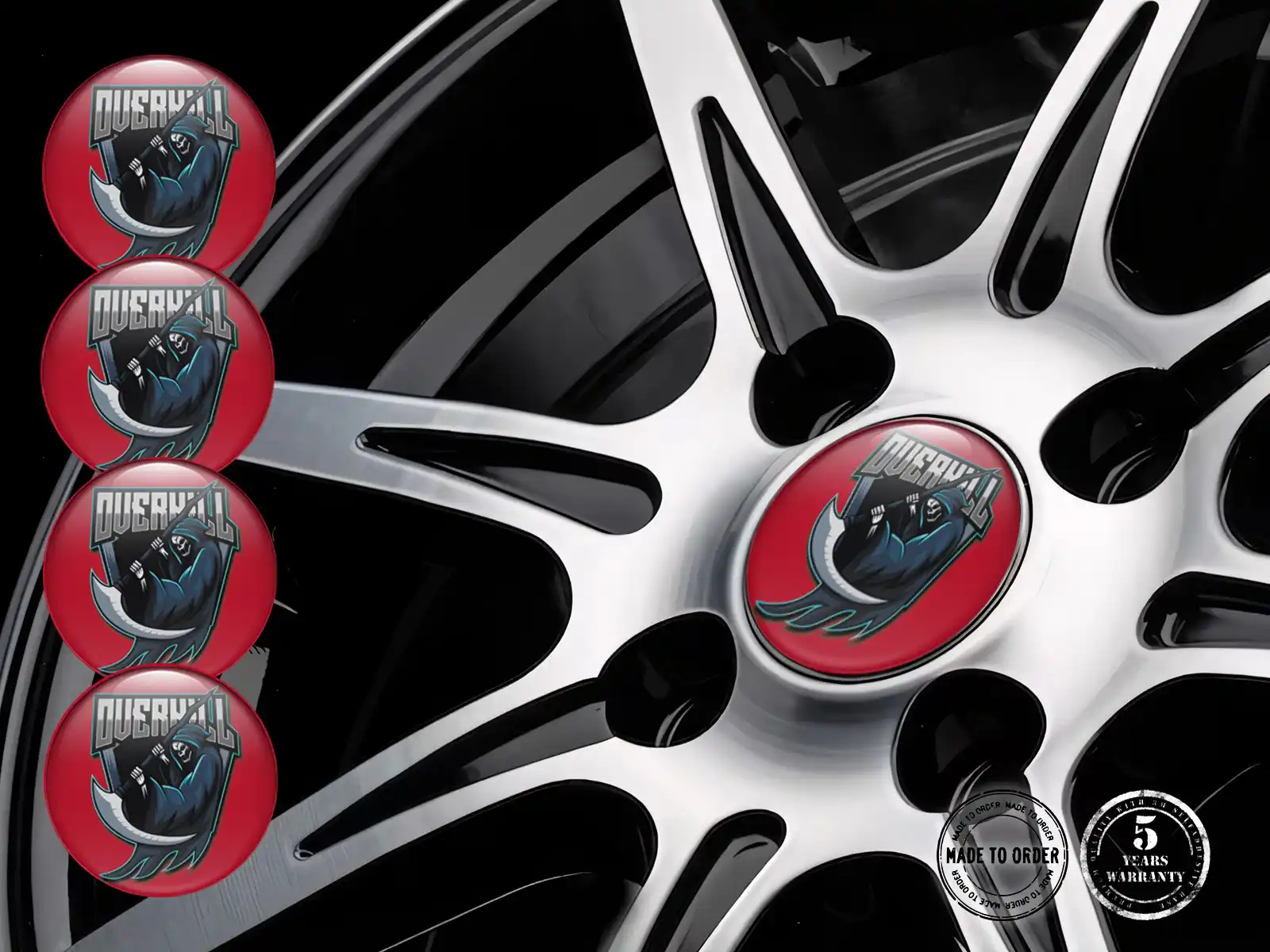 Custom dome stickers Racing Edition High Quality Badges